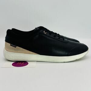 Piloti Women's Vittoria Black Leather Driving Shoe Sneakers Size 38.5 EU/ 8.5 US